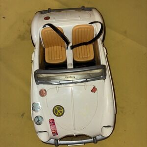 Vintage Barbie SKIPPER 1998 Vintage White 2 Seat Convertible Car Read